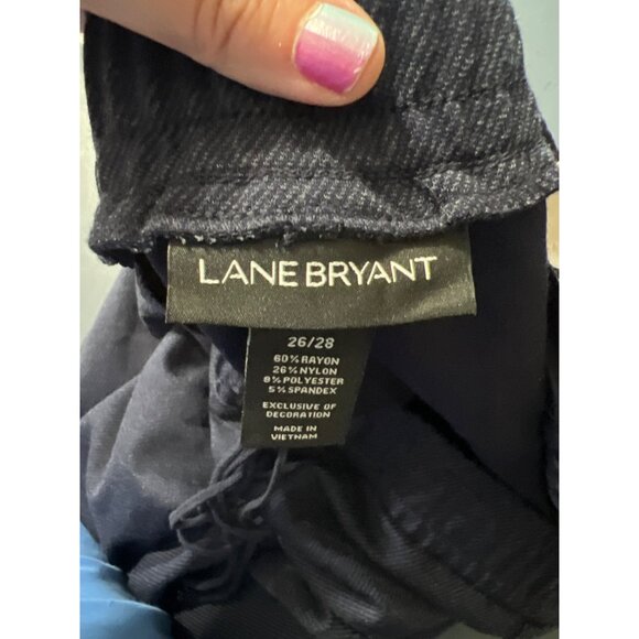 NEW Lane Bryant Womens Ankle-Length Pants Size 26/28 Stretch - Picture 8 of 12